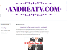 Tablet Screenshot of andreatv.com