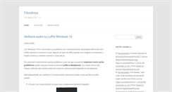 Desktop Screenshot of andreatv.it
